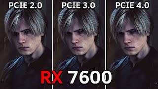 PCIe 20 vs PCIe 30 vs PCIe 40  AMD RX 7600 8GB  Test In 9 Games  2023 [upl. by Bacon]