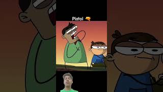 Banduk banana sikhaenge animation cartoon notyourtype funny 🤣 [upl. by Kerr542]