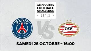 U14 PSG  PSV EINDHOVEN samedi 16h00 [upl. by Eimas]