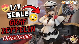 THIS ANIME FIGURE IS HUGE  UnboxingReview GRAF ZEPPELIN 17 Scale Figure [upl. by Balbur]