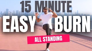 BURN FAT in 15 MINS at HOME BEGINNERS FRIENDLY [upl. by Adali378]