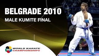 Rafael Aghayev vs Luigi Busa  WKF Karate Male Kumite Final 75kg  Belgrade 2010 [upl. by Ylimme]