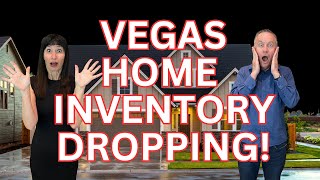 Las Vegas Real Estate Update Why is Housing Inventory DROPPING [upl. by Atrim]