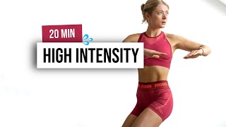 20 MIN QUICK HIIT Workout  No Equipment  BOOST YOUR MOOD  Home Workout [upl. by Carlstrom]