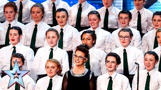 Presentation School Choir strike a chord  Week 3 Auditions  Britain’s Got Talent 2016 [upl. by Anoyek]