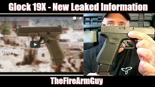 Glock 19X  Glocks New Release on Jan 22  TheFireArmGuy [upl. by Hgielrac]