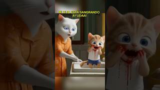 GATITO ESTÁ ENFERMO Y NADIE LO AYUDA💔 cat short viral shortviral gato historia gatito perro [upl. by Ahseer84]