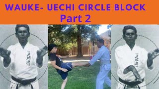 Wauke  Using the Uechi Circle Block Part 2 [upl. by Amiel]