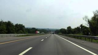 New York State Thruway Interstate 90 Exits 32 to 31 eastbound [upl. by Kcirej]