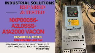 VACON DRIVE NXP00056A2L0SSSA1A2000000 AC DRIVE 600VAC 4KW 3HP REPAIRED amp TESTED [upl. by Pollerd289]