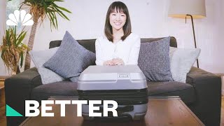 How To Pack A Suitcase A Better Way To Pack With Marie Kondo  Better  NBC News [upl. by Clarissa]