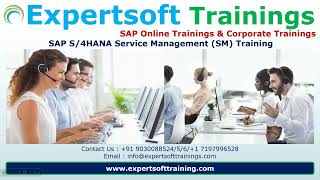 SAP S4HANA Service Training  SAP S4HANA Service Management SM Training  SAP S4HANA CS Training [upl. by Nollek]