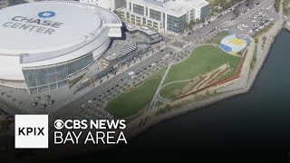 Explore the new Bayfront Park by San Franciscos Chase Center [upl. by Gunilla]