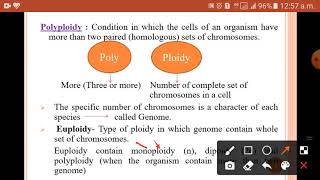 Polyploidy  Applications in Medicinal Plants  Dr Prashant Kumar Desai [upl. by Arrehs]