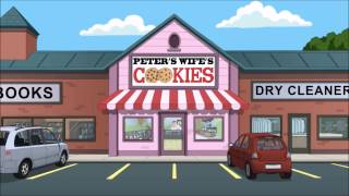 Family Guy  Peter And Louis Open a Cookie Store [upl. by Eldnik]