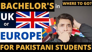 Bachelors Study in UK or Europe 2024  UK student VISA cost  Bachelors in Europe without IELTS [upl. by Nauqes]