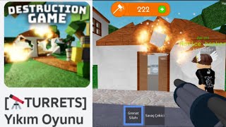 Yıkım Oyunu Obby Roblox [upl. by Ahsyen]