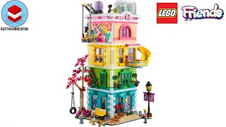 LEGO Friends 41748 Heartlake City Community Center  LEGO Speed Build Review [upl. by Kasevich618]