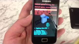 How To Remove The PatternPassword From Samsung Galaxy Ace [upl. by Noskcire]