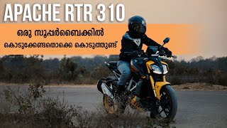 TVS Apache RTR 310 Malayalam Review [upl. by Aicnelav]