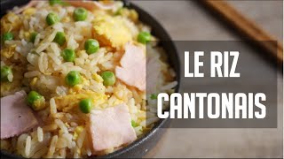 LE RIZ CANTONAIS COMME AU RESTAURANT RECETTE FACILE amp RAPIDE  ASTUCES [upl. by Ardnaiek]