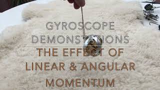 Gyroscopic effects of Linear amp Angular momentum [upl. by Grata366]