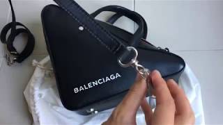 BALENCIAGA triangle bag unboxing [upl. by Eluj]