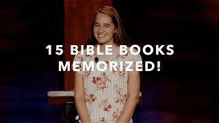 15 Bible Books Memorized [upl. by Thagard597]