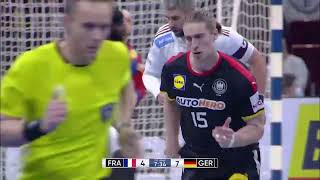 France vs Germany  Highlights  28th IHF Mens World Championship POLSWE 2023 [upl. by Leander]