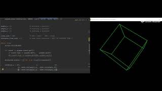 Pygame Python 3D Cube Rotation [upl. by Reginauld]