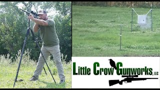 Ultralight Hunting Carbon Fiber Tripod  THOROFARE by Little Crow Gunworks  Prone to Standing [upl. by Archy]