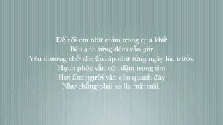 HD Sống Trong Quá Khứ  Bảo Thy lyrics amp vsub [upl. by Codi413]