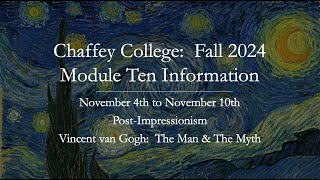 CHAFFEY COLLEGEMODULE TEN INFORMATIONFALL 2024 [upl. by Ecirtnahs400]