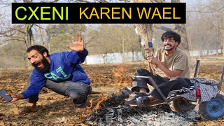 Cxeni Karen Wael Kashmiri Funny Drama [upl. by Langill]