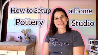 Setting up a home Pottery Studio 😀 homepotterystudio pottery potteryforbeginners potteryartist [upl. by Gamali]