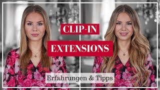 Clipin Extensions reinmachen dünne Haare  Erfahrungen amp Tipps  TheRubinRose [upl. by Butterfield]