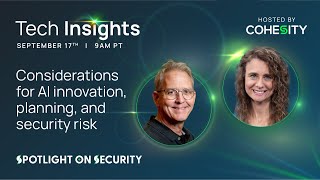 Tech Insights  Considerations for AI innovation planning and security risk [upl. by Oznarol]