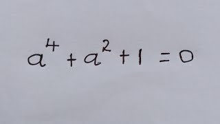 A nice quartic equation Can you solve this [upl. by Enitsej]