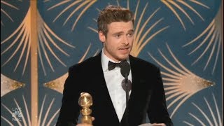 Richard Madden Wins Best TV Actor  2019 Golden Globes [upl. by Materse]