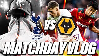 ABSOLUTLY FRUSTRATING IM FUMING 🤬🤬 Tottenham 12 Wolves EXPRESSIONS MATCHDAY VLOG [upl. by Atiekan405]