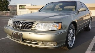 1999 Infiniti Q45 Nissan Cima FY33 FGY33 vs LS400 amp 740il Exterior [upl. by Groome]