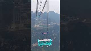 WORLDS HIGHEST BRIDGE 1ST STEEL TRUSS ASSEMBLY  Huajiang Canyon Bridge construction engineering [upl. by Halilak681]