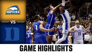 Hofstra vs Duke Game Highlights  202324 ACC Men’s Basketball [upl. by Anderson]