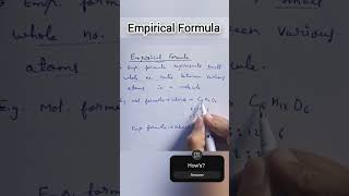 Empirical formula boards science chemistry [upl. by Noryk]