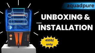 AQUA D PURE Copper  Alkaline RO Water Purifier 12L ROUVUF Copper Unboxing and installation videos [upl. by Lisha]