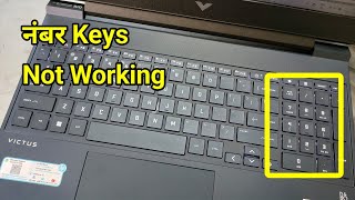 Victus Laptop Number Keys Not Working  Laptop Number Keys Not Working Windows 11 [upl. by Ludovick914]