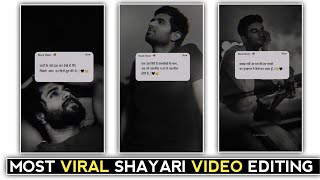 instagram shayari reels editing  shayari video editing  shayari reels editing  shayari status [upl. by Karyn]