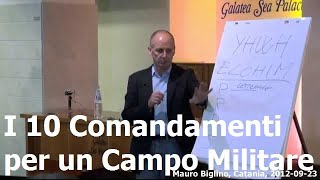 I 10 Comandamenti per un Campo Militare  Biglino [upl. by Sekoorb55]