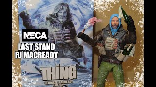 Neca THE THING Ultimate JOHN MACREADY Last Stand Figure unboxing amp review [upl. by Schrick]