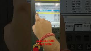 CNC and VMC me Program change kaise kre  cnchubindia cnc cncmachineoperator programming shorts [upl. by Nnylatsyrc]